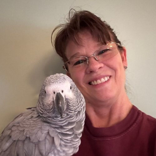 Our Board Secretary, Lisa Nettina, and her adopted friend, Turbi!